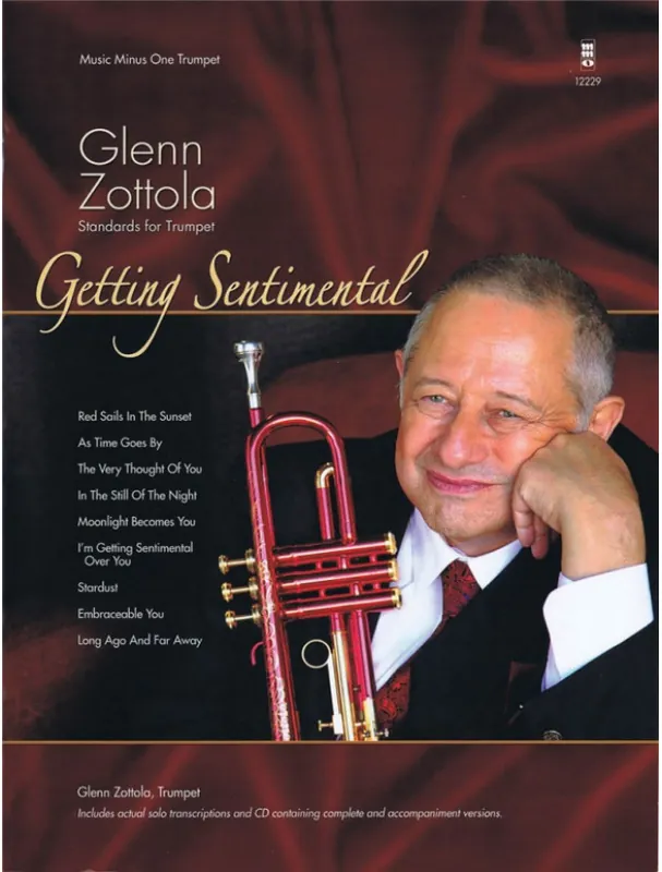 Akční Nabídka Glenn Zottola Standards Getting Sentimental (noty na trubku) (+audio)