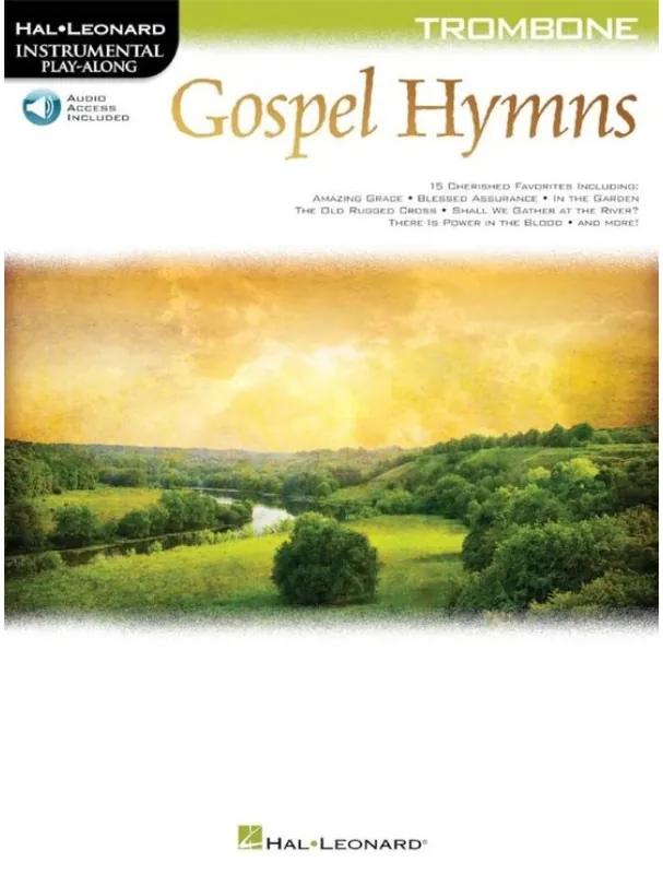 Zlevněný Gospel Hymns (noty na pozoun)(+audio)