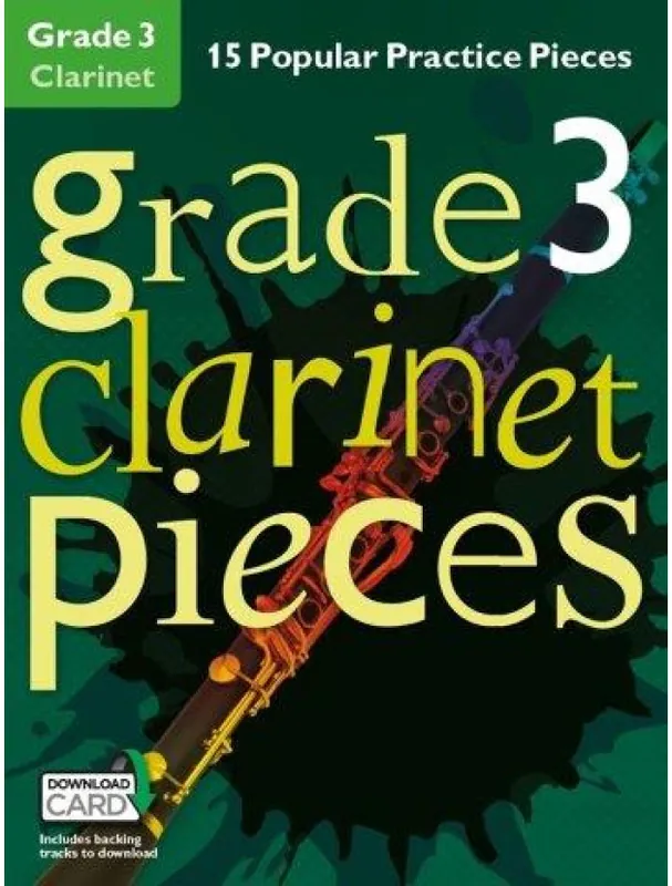 Cenově Výhodný Grade 3 Clarinet Pieces (noty na klarinet) (+audio)