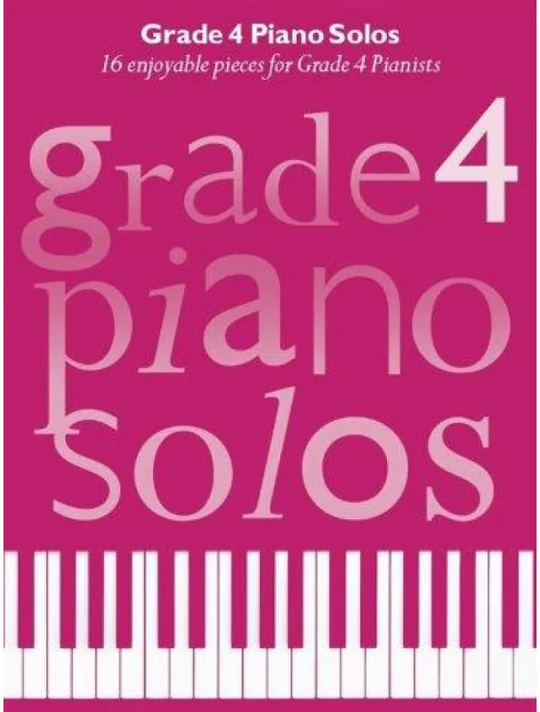 Grade 4 Piano Solos (noty na sólo klavír) Originální