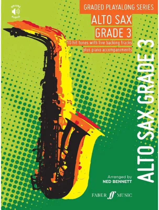 Graded Playalong Series Alto Saxophone Grade 3 (noty na altsaxofon, klavír) (+audio) Autentický