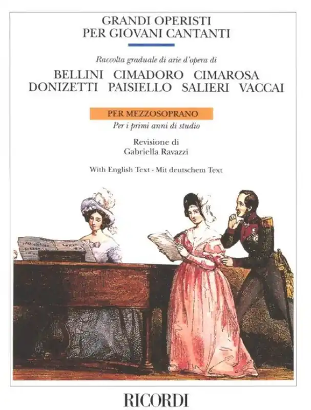 Grandi Operisti Per Giovani Cantanti Per Mezzosoprano (noty na klavír, zpěv) Cenově Výhodný