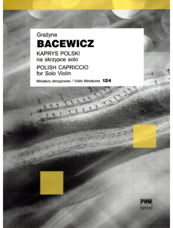 Grazyna Bacewicz Polish Capriccio (noty na housle) Nová Kolekce
