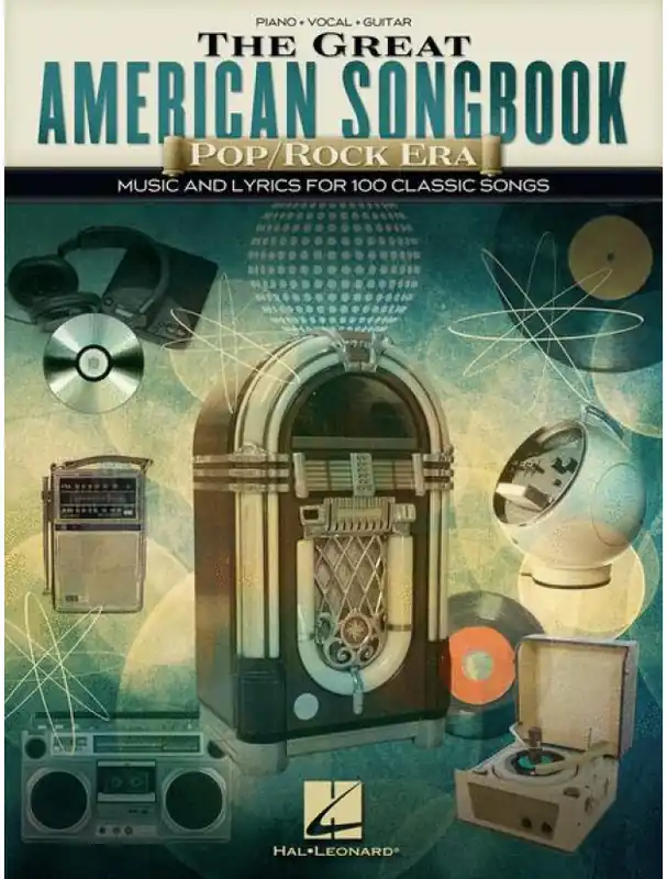 Značkový Great American Songbook Pop/Rock Era (noty na klavír, zpěv, akordy)