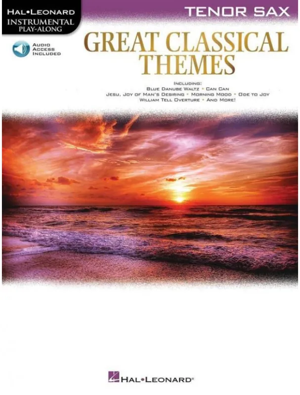 Ověřený Great Classical Themes (noty na tenorsaxofon) (+audio)