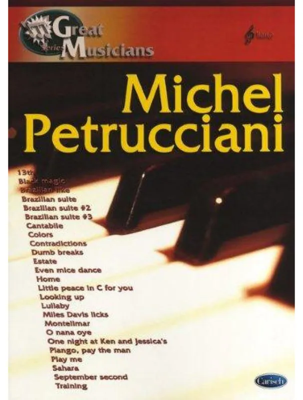 Great Musicians Series Michel Petrucciani (noty, sólo klavír) Cenová Bomba