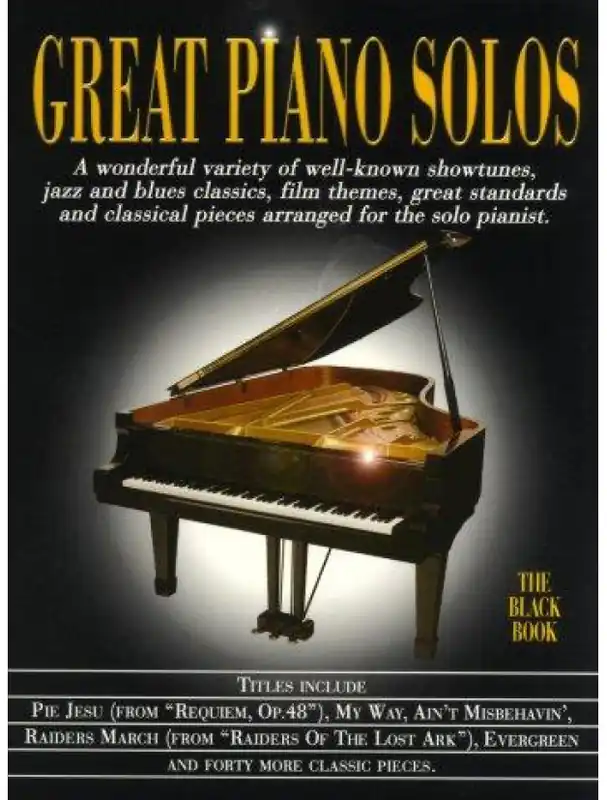 Nízká Cena Great Piano Solos - The Black Book (noty, klavír)