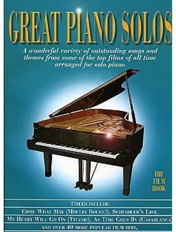 Akční Cena Great Piano Solos - The Film Book (noty, sólo klavír)