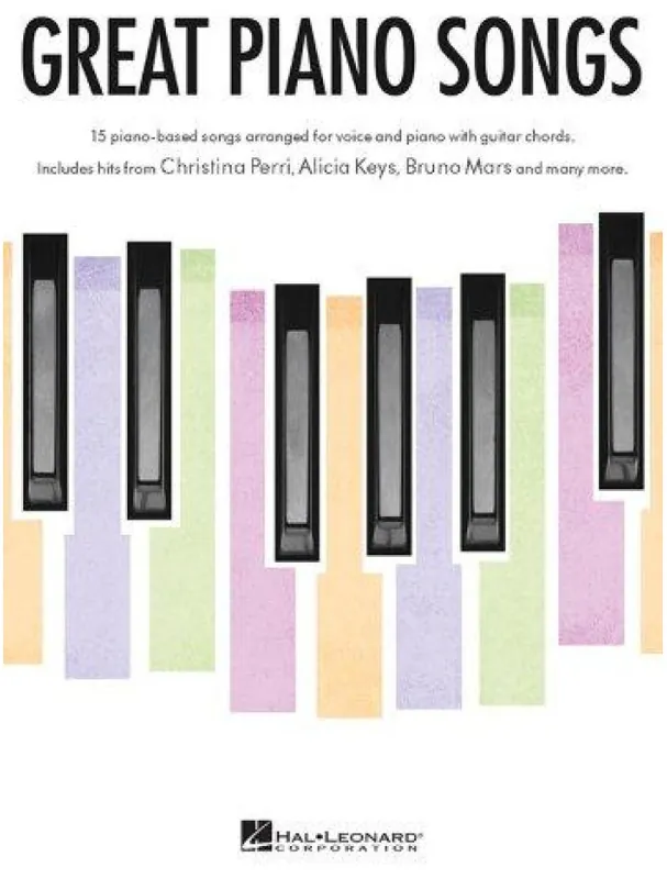 Great Piano Songs (noty na klavír, zpěv, akordy na kytaru) Oblíbený