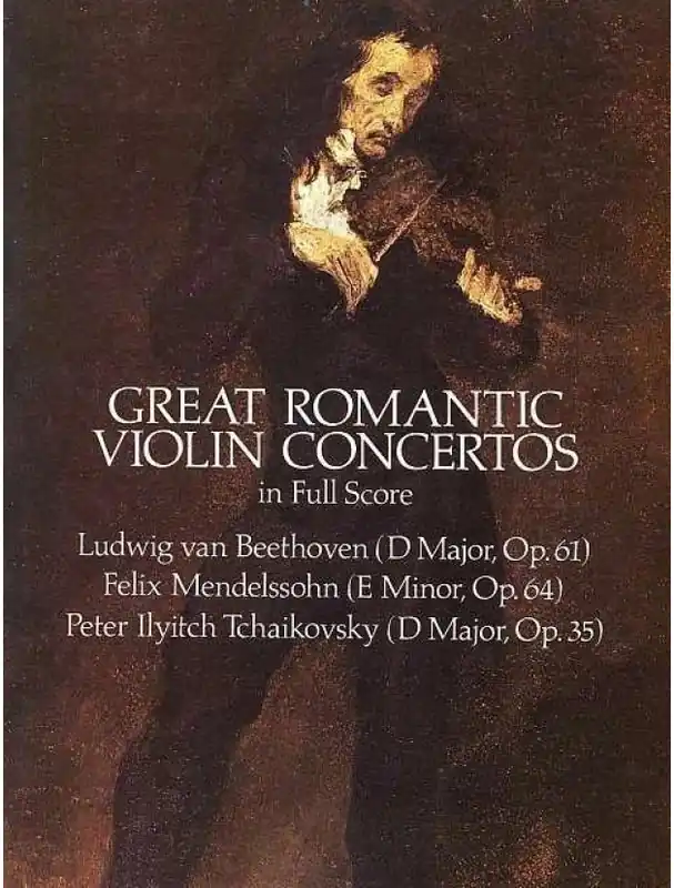 Časově Omezené Great Romantic Violin Concertos (noty, partitura)