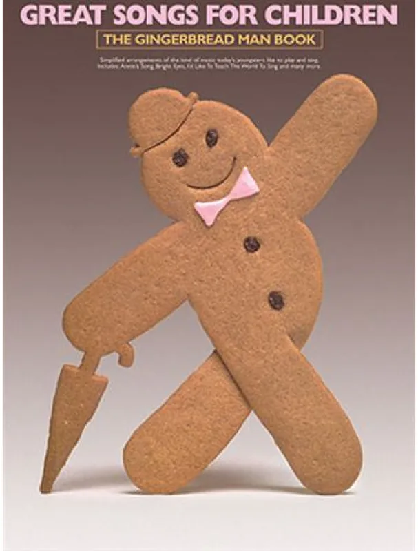 Levný Great Songs For Children - The Gingerbread Man Book (noty, klavír, zpěv, kytara, akordy)