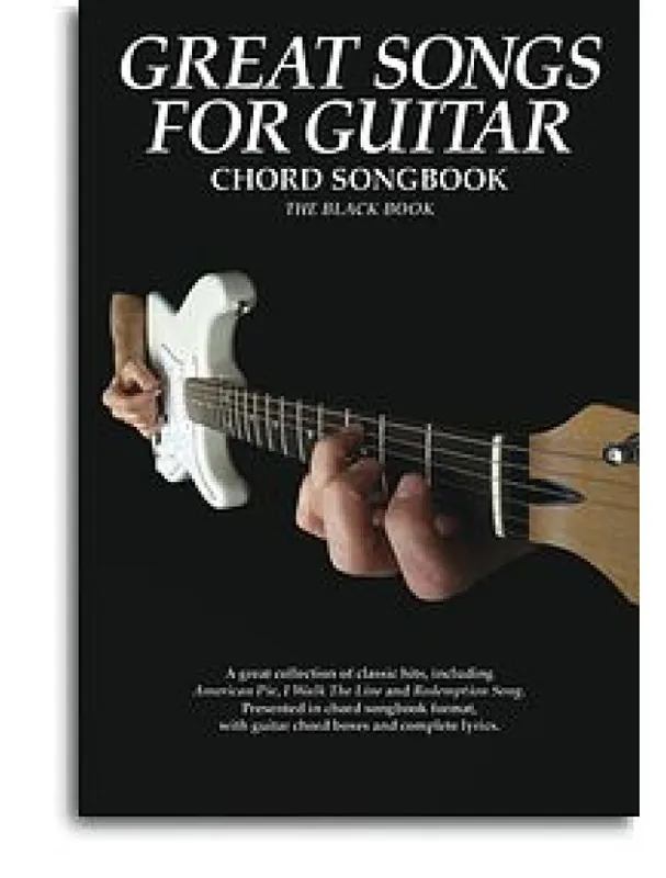 Great Songs For Guitar - Black Book (texty, akordy, kytara) Akční Cena