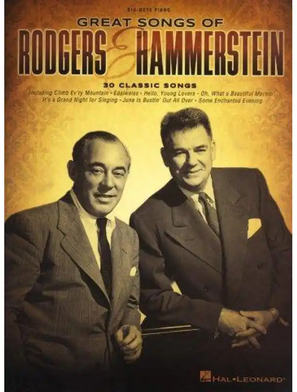 Great Songs Of Rodgers & Hammerstein (Big-Note Piano) (noty na klavír) Tovární Cena