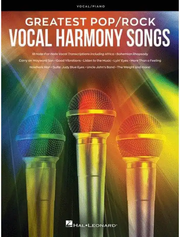 Greatest Pop/Rock Vocal Harmony Songs (noty na klavír, zpěv, akordy) Koupit Online