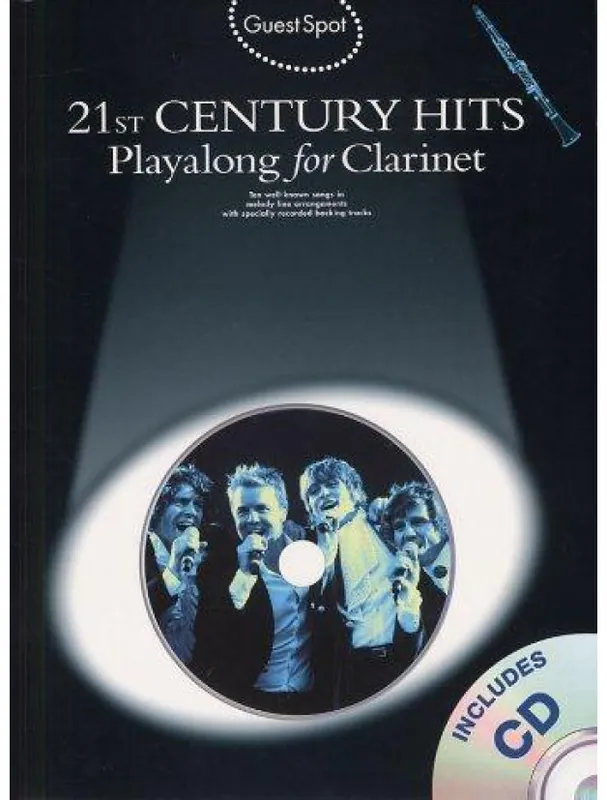 Levný Guest Spot 21st Century Hits Playalong for Clarinet (noty, klarinet) (+audio)