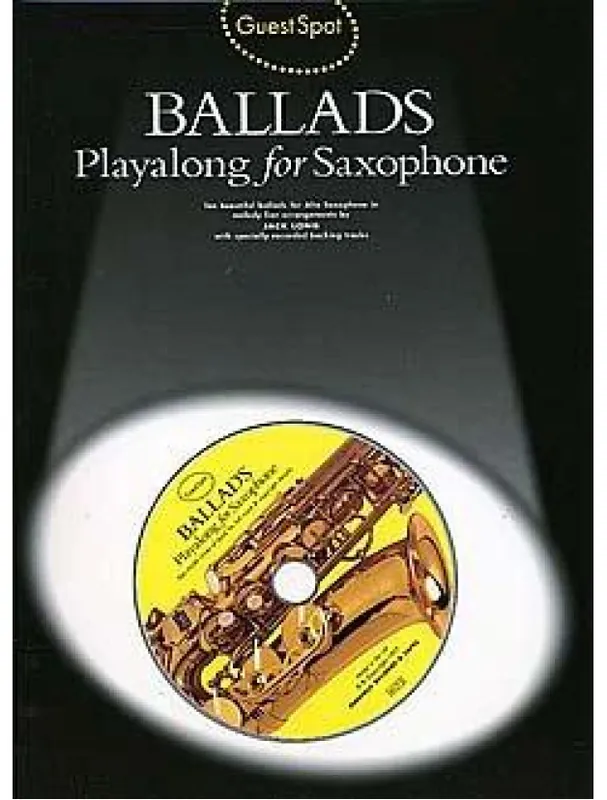 Guest Spot Ballads Playalong For Saxophone (noty, altsaxofon) (+audio) Novinka