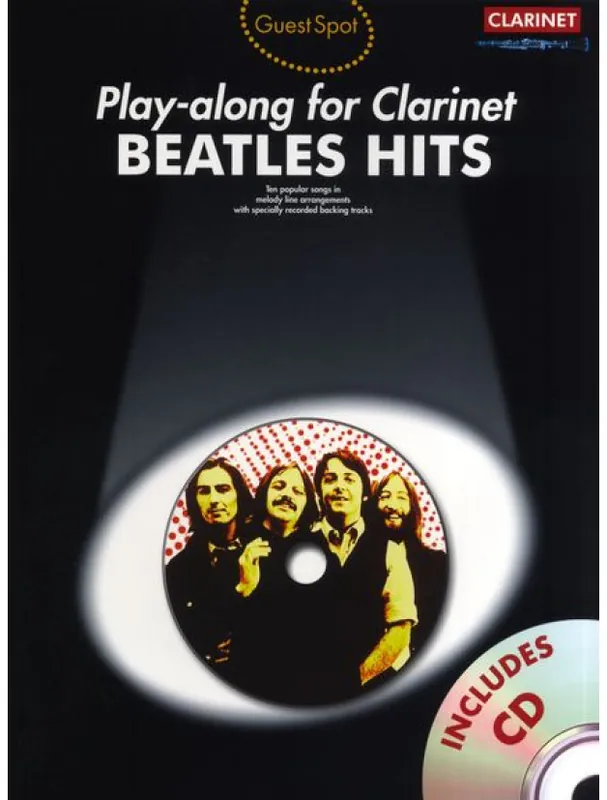 Koupit Online Guest Spot Beatles Hits - Play-Along For Clarinet (noty, klarinet) (+audio)