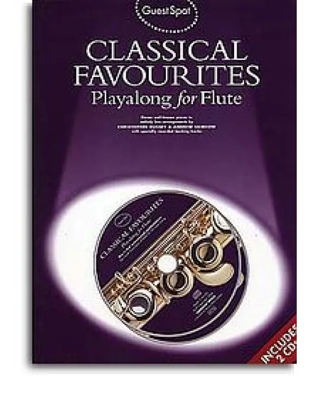 Expresní Doručení Guest Spot Classical Favourites Playalong For Flute (noty, příčná flétna) (+audio)