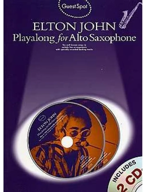 Guest Spot Elton John Playalong For Alto Saxophone (noty, saxofon, altsaxofon) (+audio) Odeslání Ihned