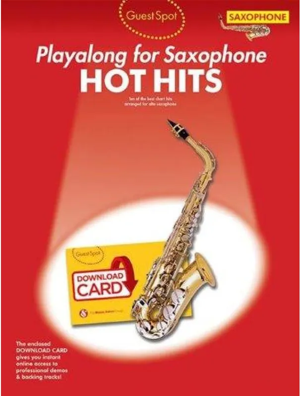 Guest Spot Hot Hits - Alto Saxophone (noty na saxofon) (+audio) Super Cena