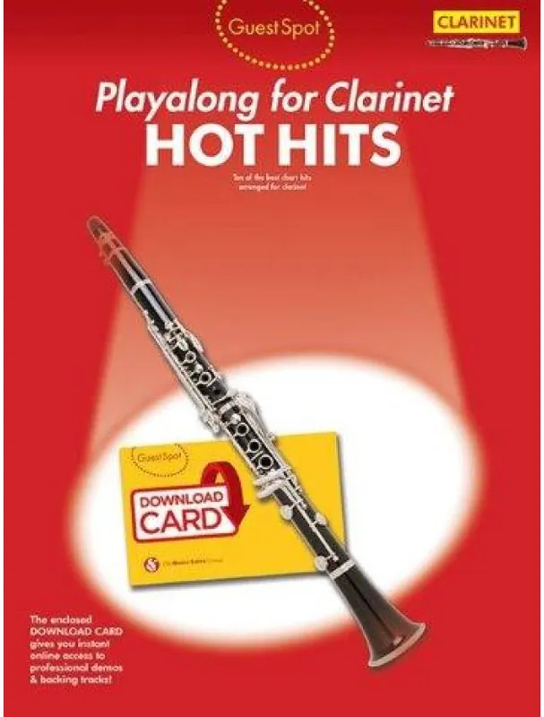 Guest Spot Hot Hits - Clarinet (noty na klarinet) (+audio) Bezpečná Platba