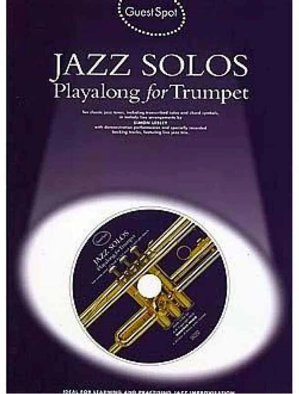 Nejprodávanější Guest Spot Jazz Solos Playalong For Trumpet (noty, trubka) (+audio)