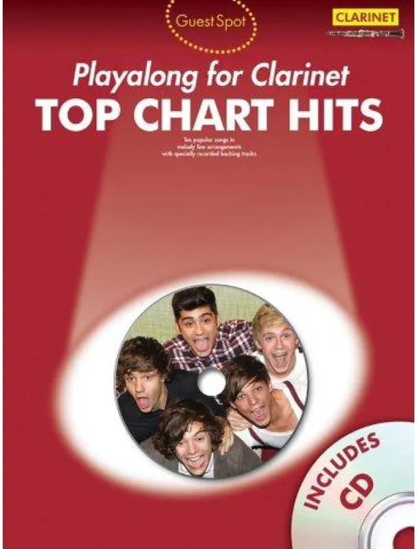 Akční Nabídka Guest Spot Top Chart Hits - Clarinet (noty na klarinet) (+audio)