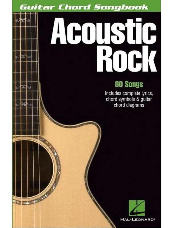 Omezená Nabídka Guitar Chord Songbook Acoustic Rock (akordy na kytaru, texty písní)