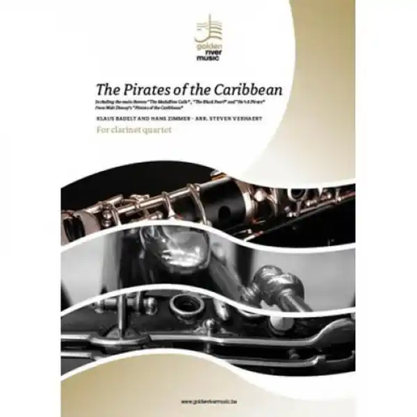 Speciální Cena The Pirates Of The Caribbean - Piráti z Karibiku pro kvartet klarinetů