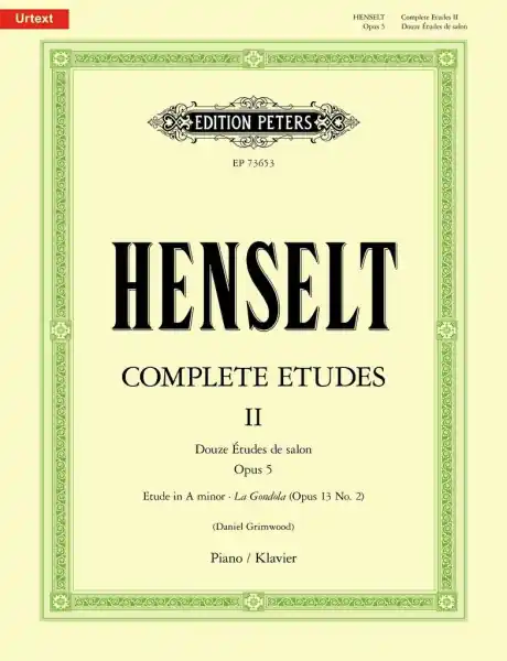 Complete Etudes for Piano, Volume II - Douze etudes de salon Op. 5 - Etudy pro klavír Rychlé Dodání