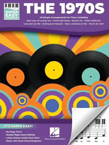 The 1970s - Super Easy Songbook - 46 jednoduchých melodií z let 1970 Top Prodej