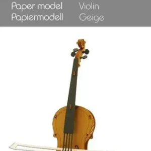 Nová Kolekce 3D model papírových houslí