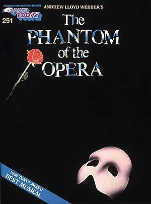 The Phantom of the Opera - E-Z Play Today Volume 251 - písně pro začátečníky z Fantoma opery Nakupujte Hned