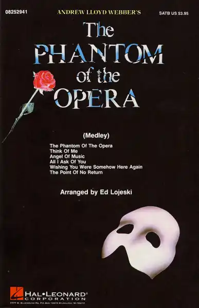The Phantom Of The Opera - noty pro sbor SATB a doprovod Cenově Výhodný