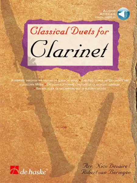 Odeslání Ihned Classical Duets for Clarinet - Cesta historií klasické hudby pro dva klarinety