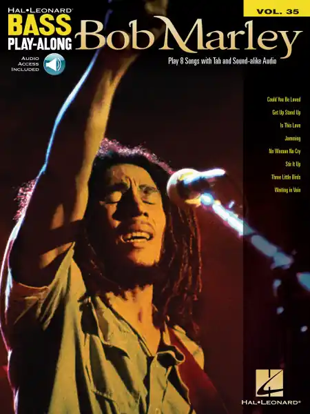 Vysoce Kvalitní Bob Marley - Bass Play-Along Volume 35 - noty na basovou kytaru