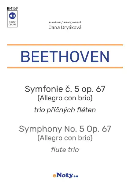 Symfonie č.5 op.67 pro trio příčných fléten Nejlepší Cena