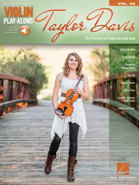 Taylor Davis - Violin Play-Along Volume 65 - noty pro sólové housle Nejlepší Volba