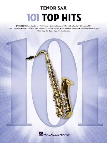 101 Top Hits for Tenor Sax - 101 ikonických písní pro hráče na tenorový saxofon Rychlé Dodání