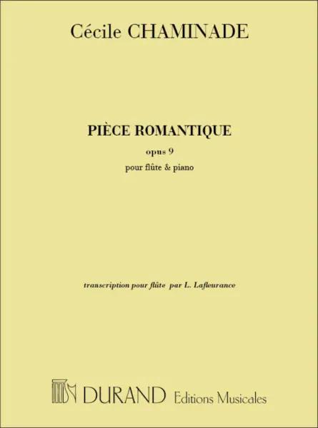 Přímo Od Výrobce Piece Romantique Opus 9 - pro příčnou flétnu a klavír