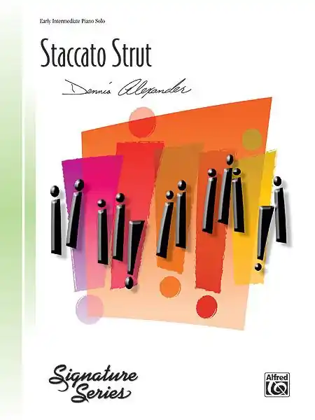 Značkový Staccato Strut - skladby pro klavír