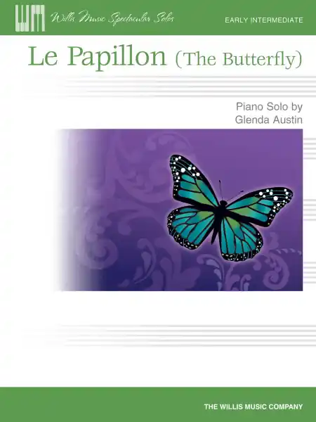 Le Papillon (The Butterfly) - klavírní skladba pro pokročilé Vysoce Kvalitní