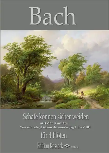 Nakupujte Hned Schafe können sicher weiden BWV 208 - v úpravě pro 4 příčné flétny