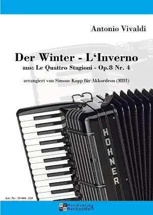 Sezónní Sleva Der Winter - Zima z cyklu čtvero ročních období pro akordeon