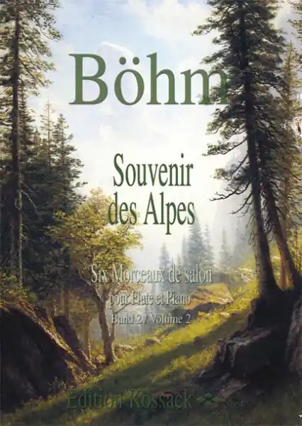 Souvenir des Alpes - pro sólovou flétnu a klavír Originální