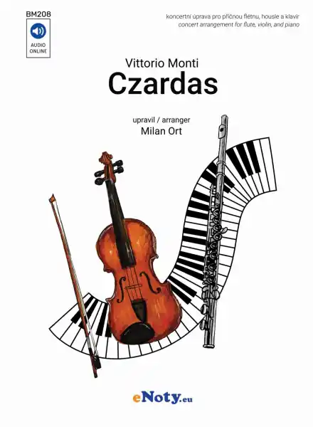 Monti Czardas - pro příčnou flétnu, housle a klavír Cenově Výhodný