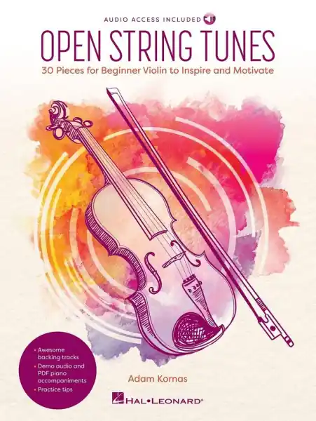 Akční Cena Open String Tunes - 30 skladeb pro začátečníky na housle k motivaci a inspiraci