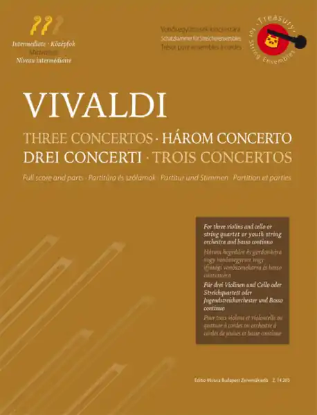 Drei Concerti für Streichorchester - noty pro smyčcový orchestr Tovární Cena