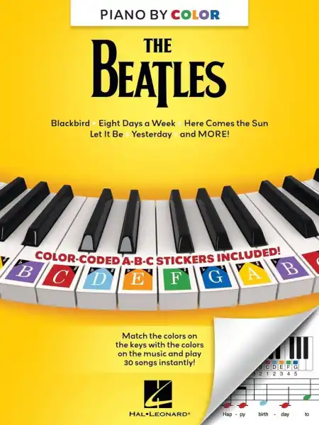 Piano-by-Color - The Beatles - hraní podle samolepek pro nejmenší děti Sleva