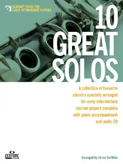 Odeslání Ihned 10 Great Solos - Clarinet - Sbírka oblíbených melodií speciálně upravených pro klarinetisty a klavír